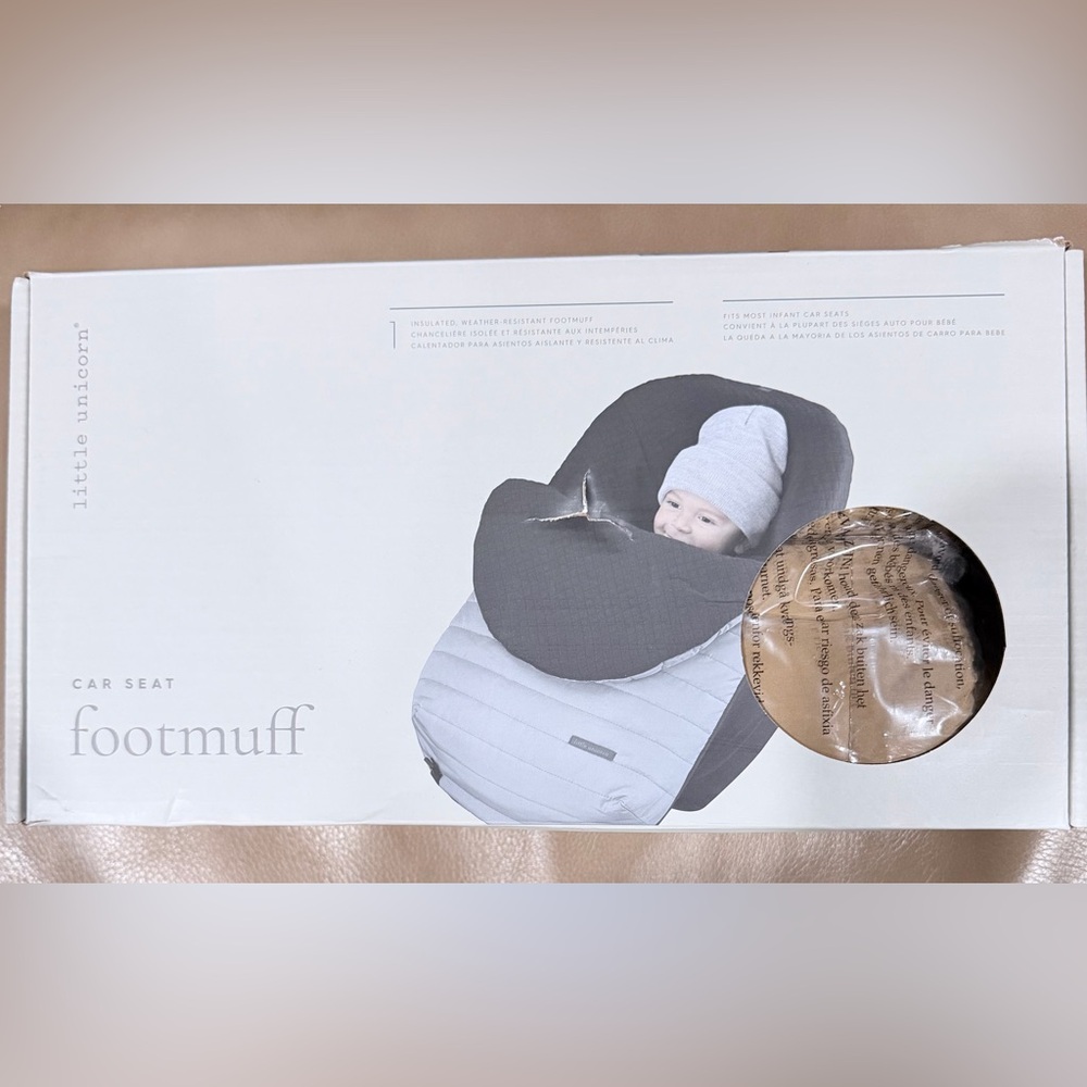 Little Unicorn Infant Car Seat Footmuff – Weather-Resistant Baby Bunting Bag….